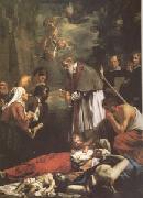 St Macaire of Ghent Tending the Plague-Stricken (mk05)